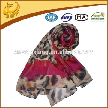 Latest Design Organic Reversible Fashionable Digital Silk Lady Scarf